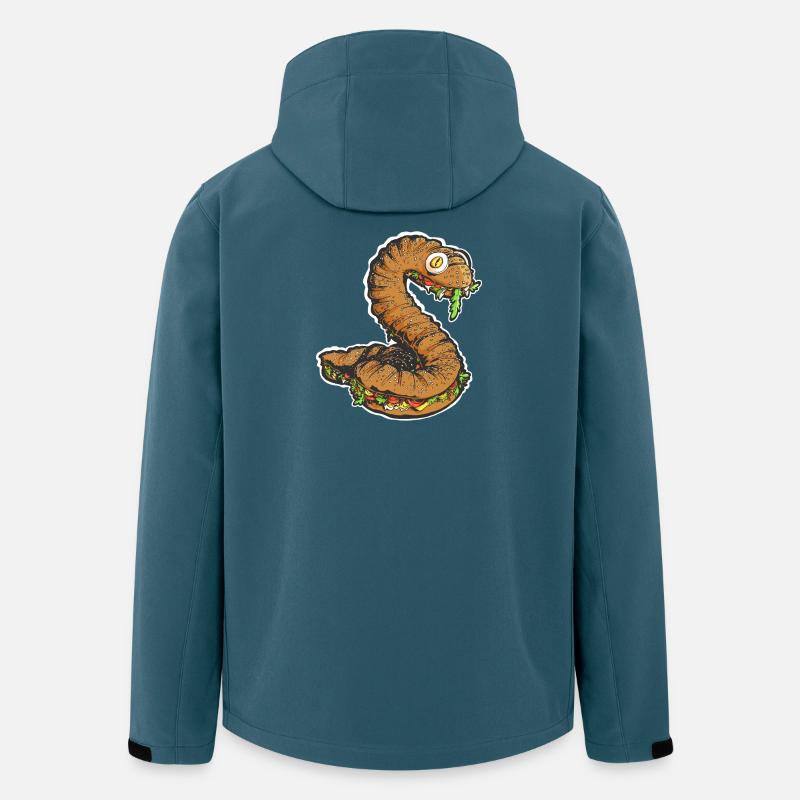Le Snacking Snake - Veste softshell homme en polyester recyclé Stanley/Stella - bleu pétrole foncé