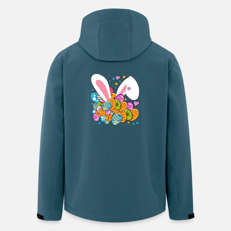 Oster Kawaii-Ästhetik  - Recycelte Männer Softshell-Jacke von Stanley/Stella - Dunkles Petrol