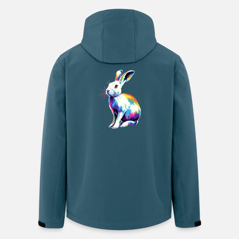 Mountain Rabbit Arctic Hare Albino Rabbit White Rabbit - Men’s Recycled Softshell Jacket by Stanley/Stella - stargazer