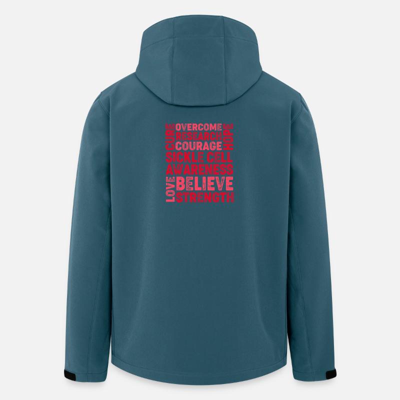 Sichelzellen Anämie - Recycelte Männer Softshell-Jacke von Stanley/Stella - Dunkles Petrol