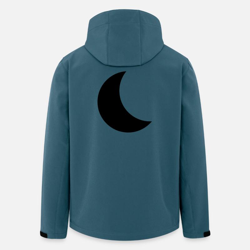 Moon - Recycelte Männer Softshell-Jacke von Stanley/Stella - Dunkles Petrol