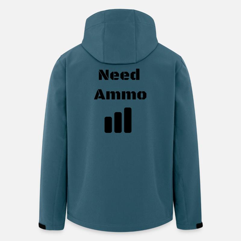 Need Ammo Load - Recycelte Männer Softshell-Jacke von Stanley/Stella - Dunkles Petrol