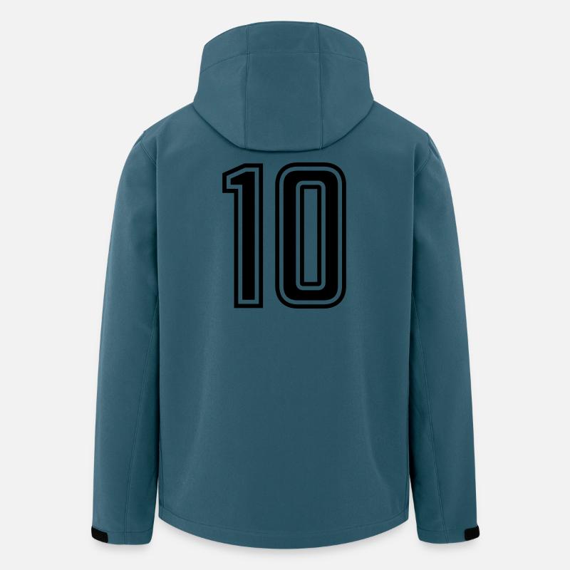 10 - Recycelte Männer Softshell-Jacke von Stanley/Stella - Dunkles Petrol