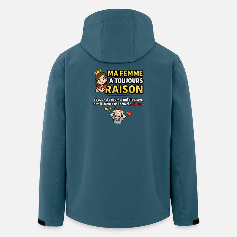 femme_raison - Recycelte Männer Softshell-Jacke von Stanley/Stella - Dunkles Petrol