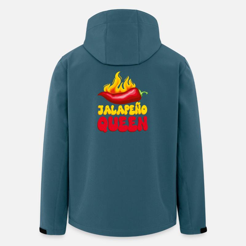 Jalapeño Queen - Recycelte Männer Softshell-Jacke von Stanley/Stella - Dunkles Petrol