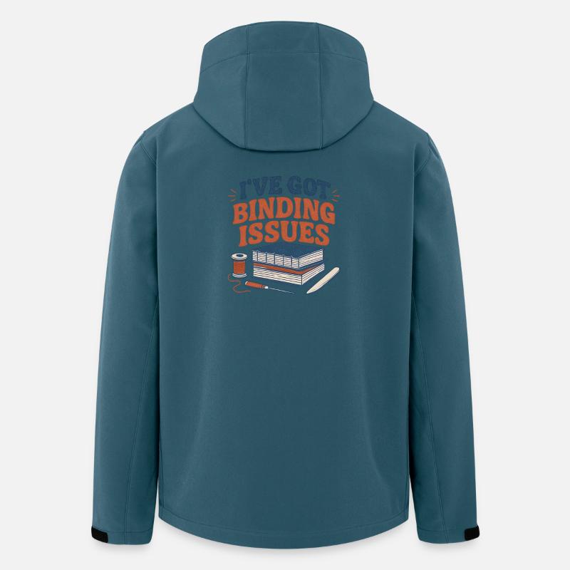I have attachment problems | Bookbinding - Men’s Recycled Softshell Jacket by Stanley/Stella - stargazer