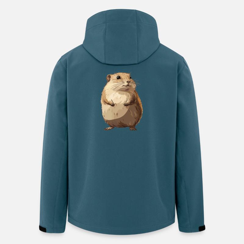 Lemmings Lemming - Veste softshell homme en polyester recyclé Stanley/Stella - bleu pétrole foncé