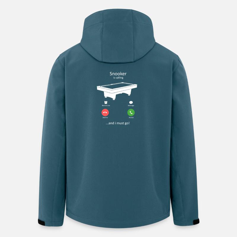 Snooker ruft - Recycelte Männer Softshell-Jacke von Stanley/Stella - Dunkles Petrol