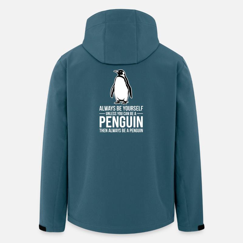 Penguins Sayings Funny Penguins Gift - Men’s Recycled Softshell Jacket by Stanley/Stella - stargazer