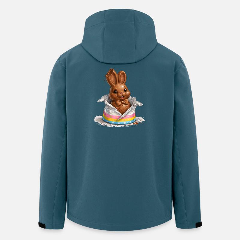 Chocolate bunny in Easter egg - Men’s Recycled Softshell Jacket by Stanley/Stella - stargazer