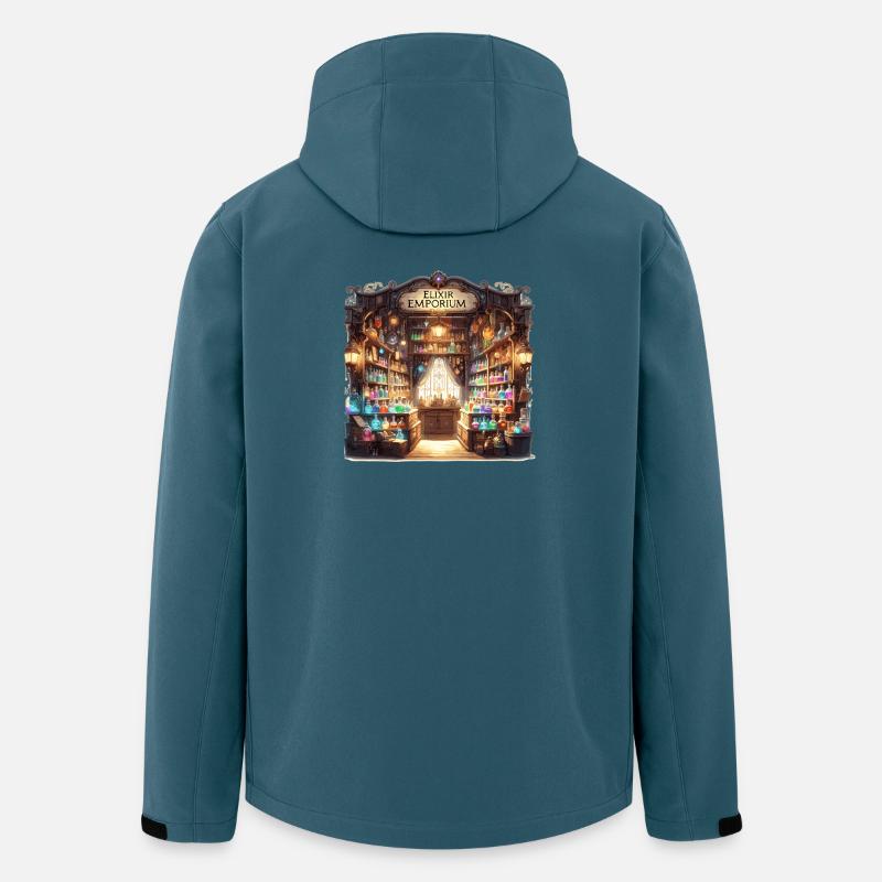 Elixir Emporium Fantasy Pharmacy - Men’s Recycled Softshell Jacket by Stanley/Stella - stargazer
