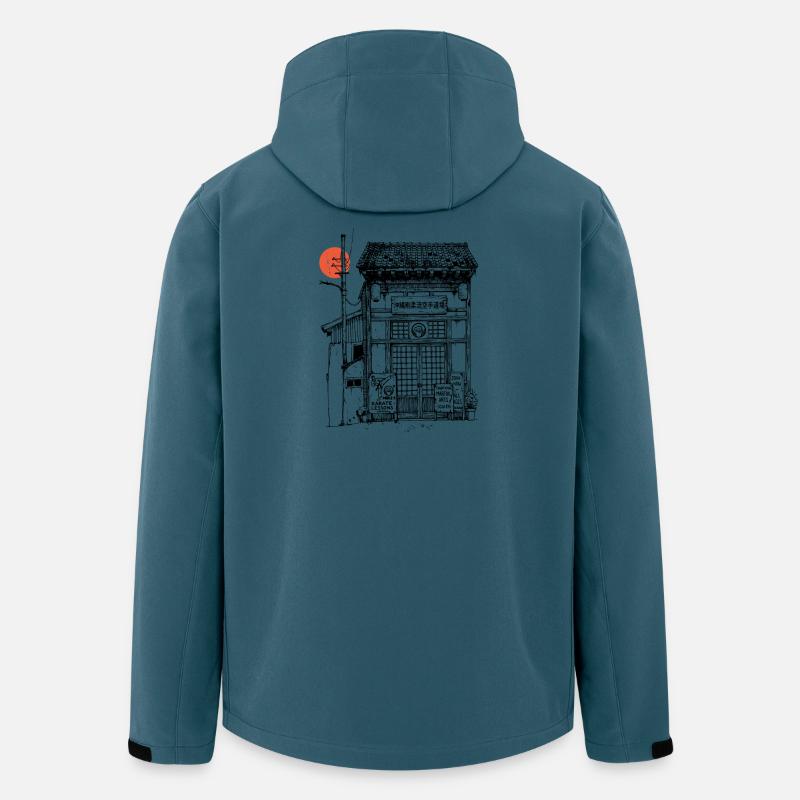 Goju Ryu Dojo - Stanley/Stella herre softshelljakke i genanvendt polyester Discoverer - mørk petrol