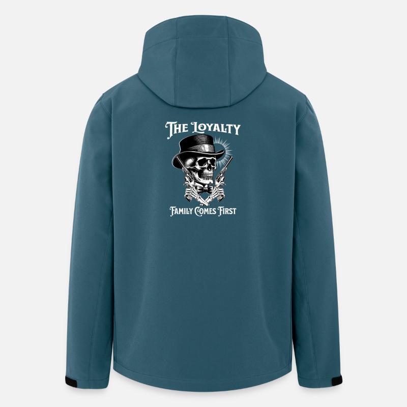 Loyal Skull: Family First - Men’s Recycled Softshell Jacket by Stanley/Stella - stargazer