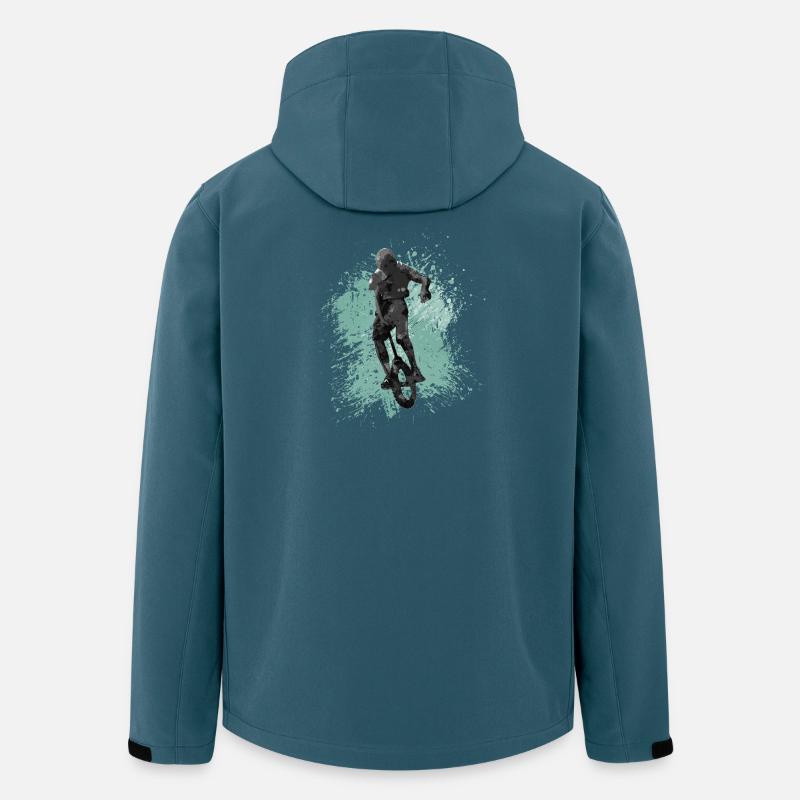 Kunstrad, Kunstradfahren, Hallenradsport - Recycelte Männer Softshell-Jacke von Stanley/Stella - Dunkles Petrol