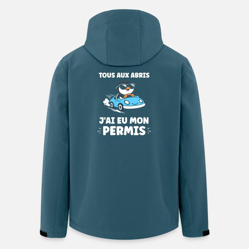 Driver's license humor - Men’s Recycled Softshell Jacket by Stanley/Stella - stargazer