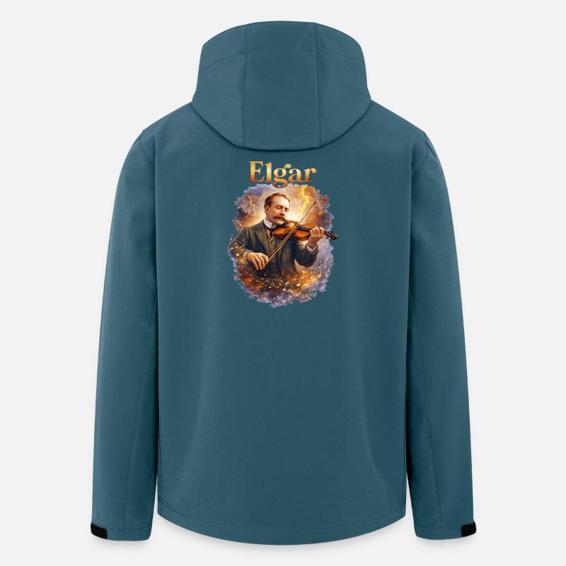 Elgar Violin in the Storm - Men’s Recycled Softshell Jacket by Stanley/Stella - stargazer