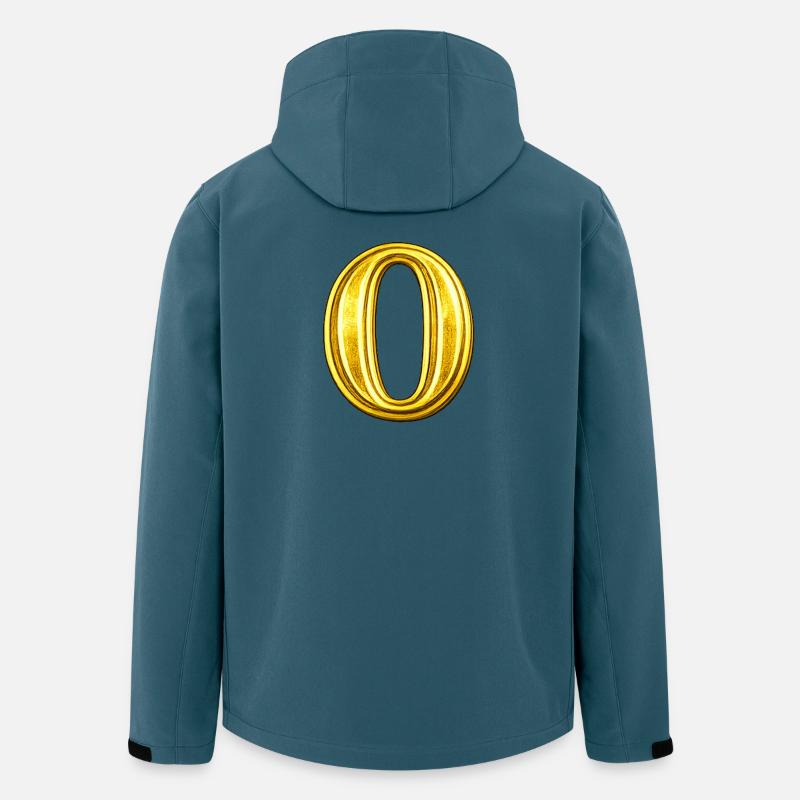 Goldenes O Ornament - Recycelte Männer Softshell-Jacke von Stanley/Stella - Dunkles Petrol