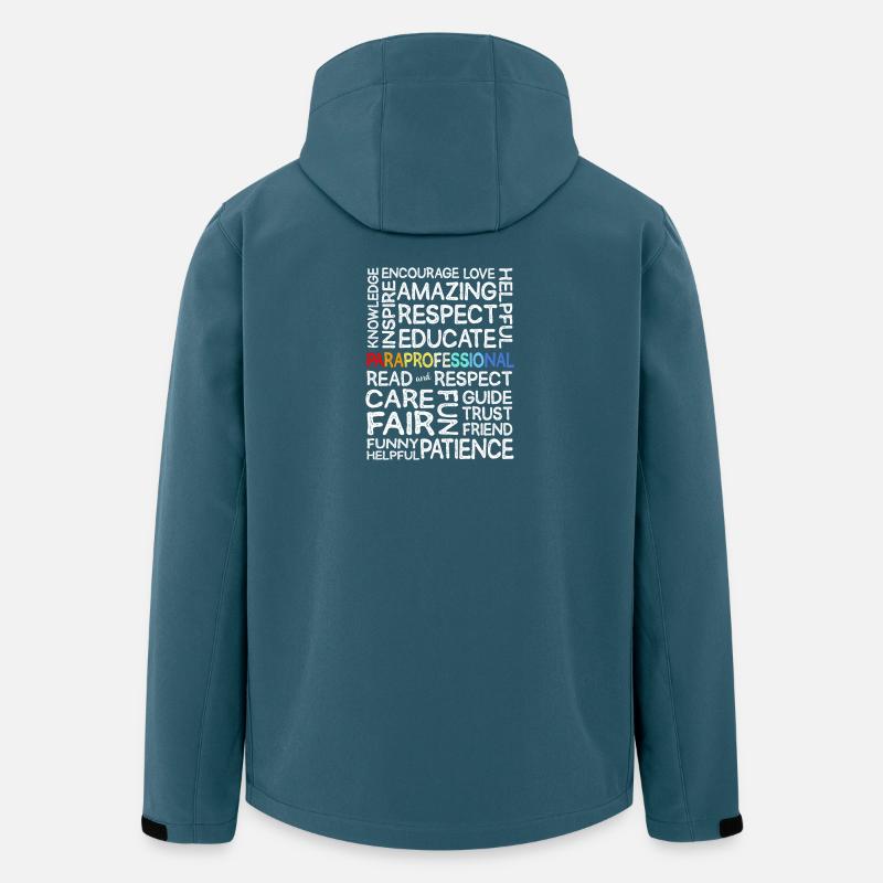 Paraprofessional Paraeducator Lehrerassistent - Recycelte Männer Softshell-Jacke von Stanley/Stella - Dunkles Petrol