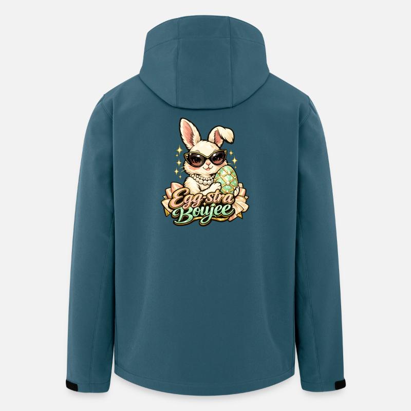 Egg-stra Boujee Easter Bunny Easter - Men’s Recycled Softshell Jacket by Stanley/Stella - stargazer