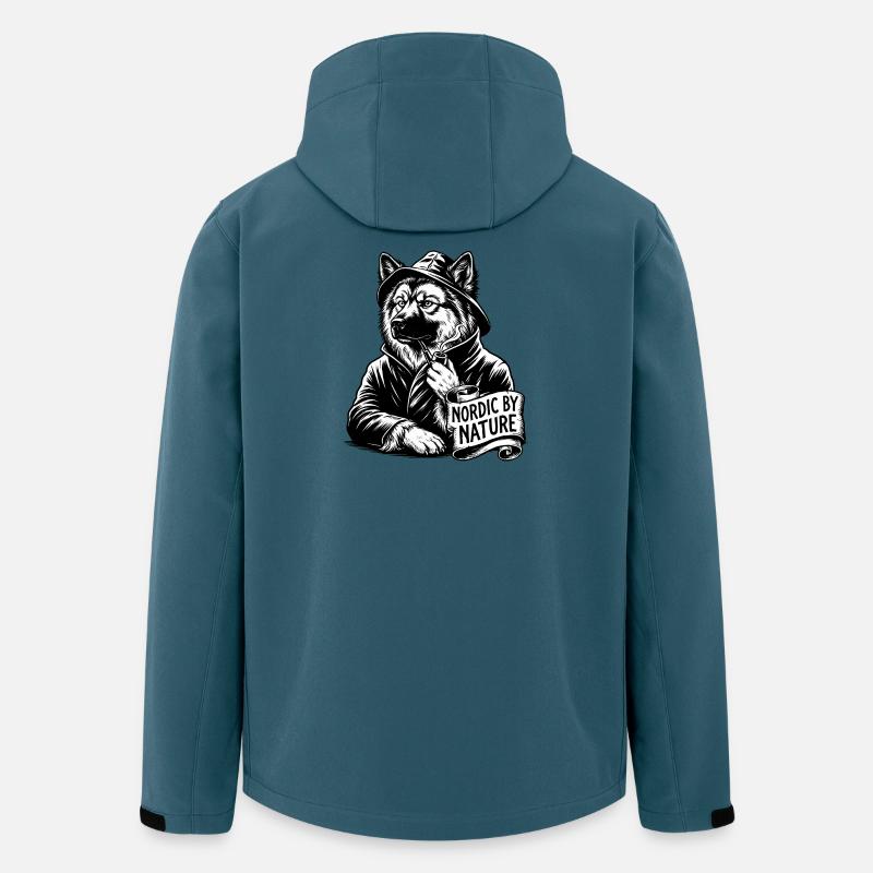 Eurasier | Sailor | Text - Recycelte Männer Softshell-Jacke von Stanley/Stella - Dunkles Petrol