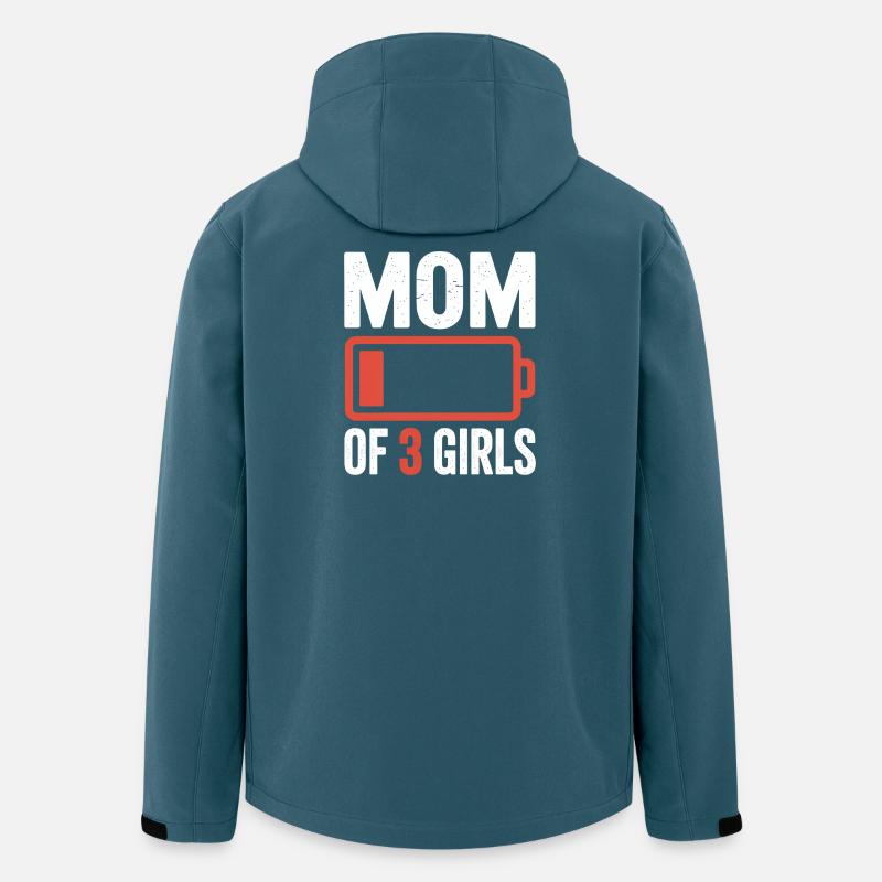 T-shirt Battery de 3 filles - Veste softshell homme en polyester recyclé Stanley/Stella - bleu pétrole foncé