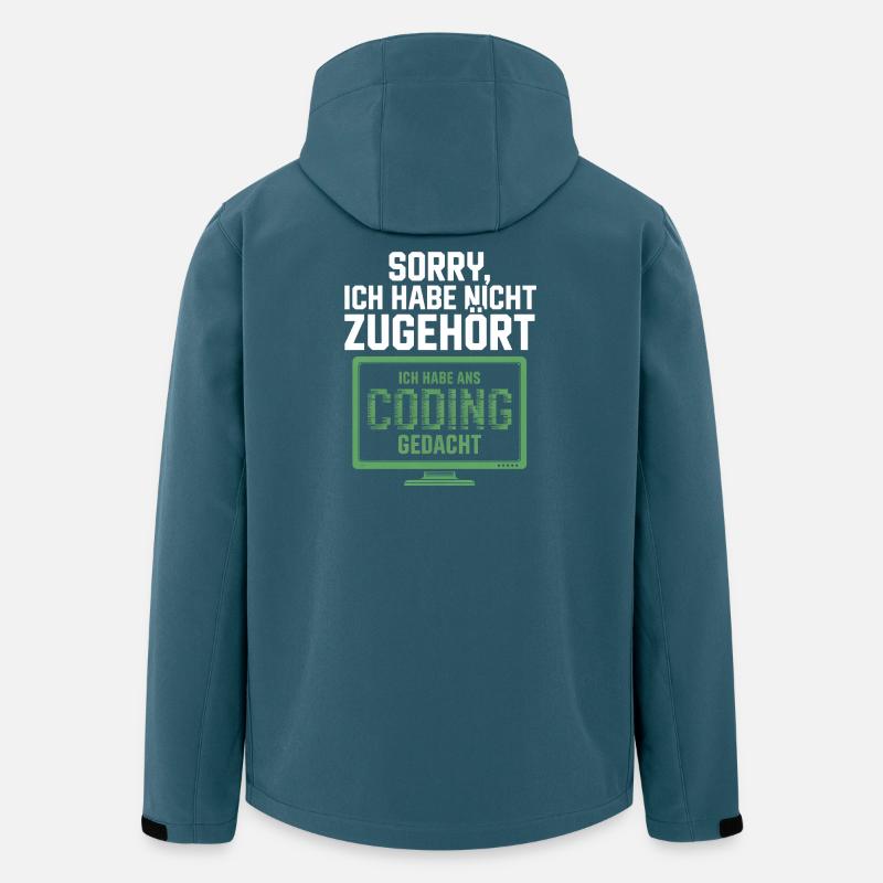 Sorry, I thought coding - Men’s Recycled Softshell Jacket by Stanley/Stella - stargazer