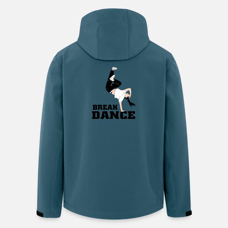 Breakdance - Breaking Sport - Recycelte Männer Softshell-Jacke von Stanley/Stella - Dunkles Petrol