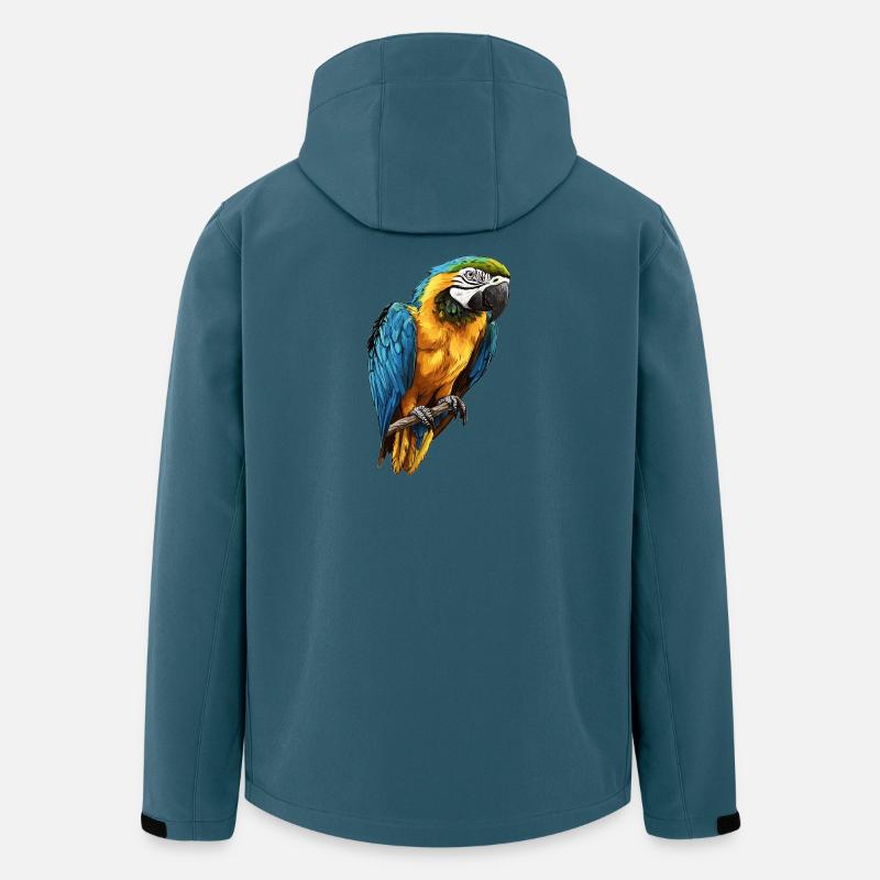 Macaw's Era - Men’s Recycled Softshell Jacket by Stanley/Stella - stargazer