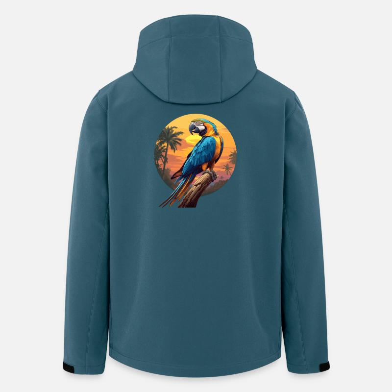 Aras Ara - Recycelte Männer Softshell-Jacke von Stanley/Stella - Dunkles Petrol