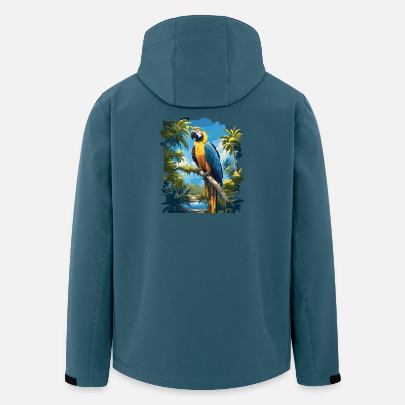 Aras Ara - Recycelte Männer Softshell-Jacke von Stanley/Stella - Dunkles Petrol