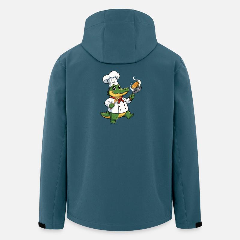 Gatorkoch Pfannenfeuer - Recycelte Männer Softshell-Jacke von Stanley/Stella - Dunkles Petrol