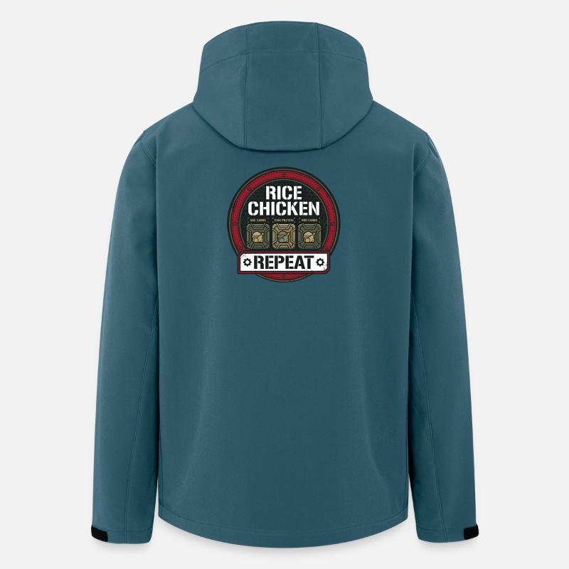 Schnittsaison Bei Reduziertem Kaloriendefizit - Recycelte Männer Softshell-Jacke von Stanley/Stella - Dunkles Petrol