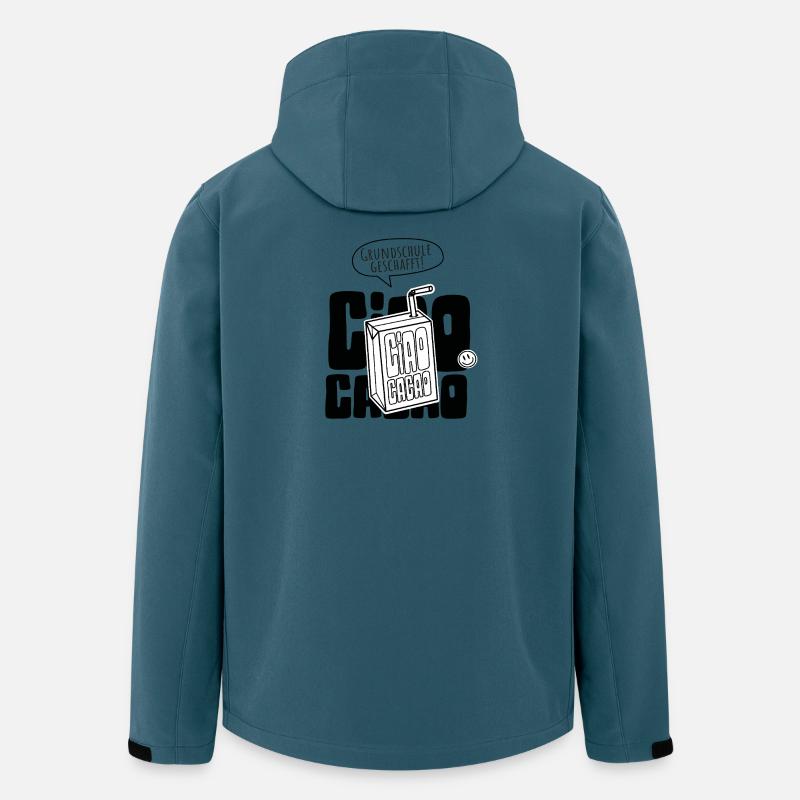 Grundschule Geschafft Abschlussshirt Ciao Kakao - Recycelte Männer Softshell-Jacke von Stanley/Stella - Dunkles Petrol