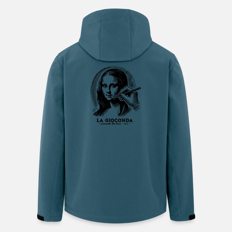 Gioconda - Recycelte Männer Softshell-Jacke von Stanley/Stella - Dunkles Petrol