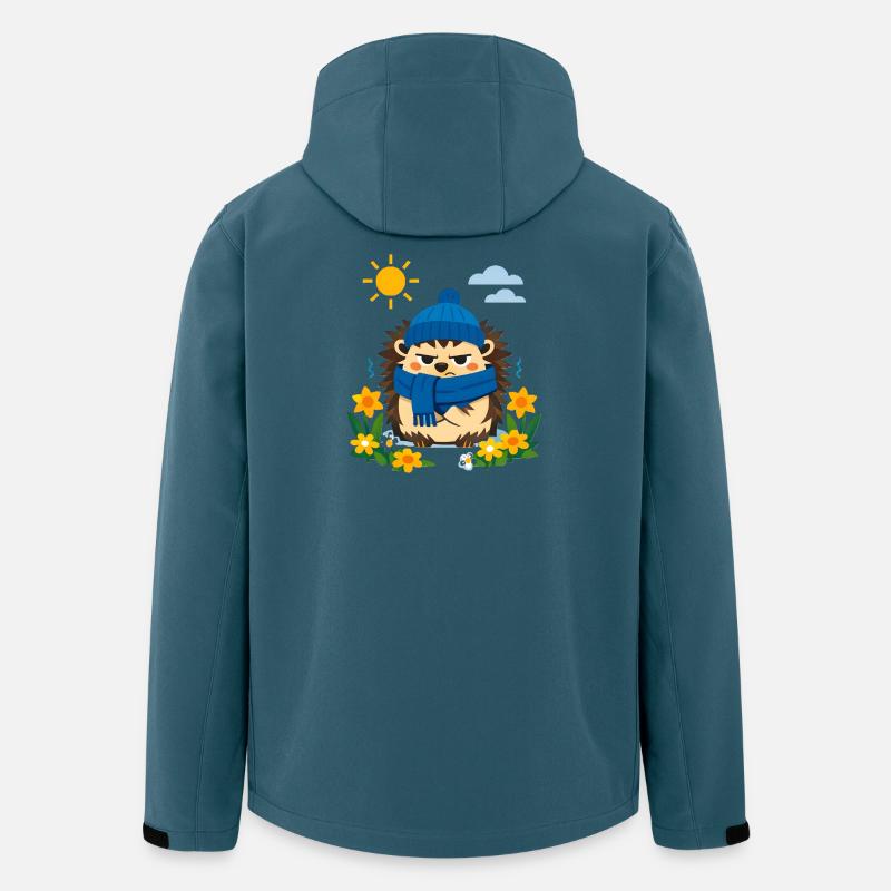Frühling? Nicht bestellt! - Recycelte Männer Softshell-Jacke von Stanley/Stella - Dunkles Petrol