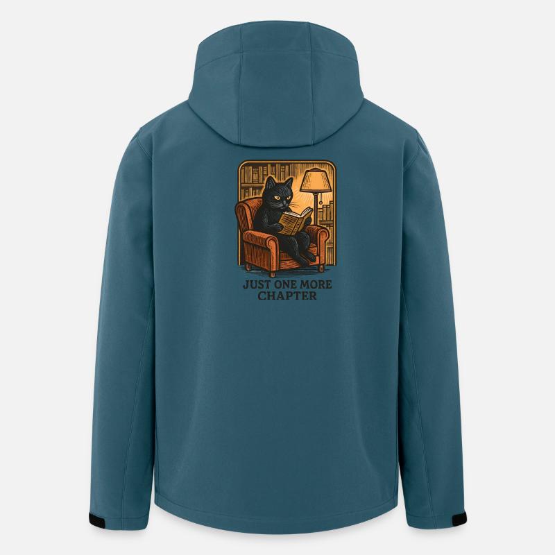 Noch Ein Kapitel Katzenlese - Recycelte Männer Softshell-Jacke von Stanley/Stella - Dunkles Petrol