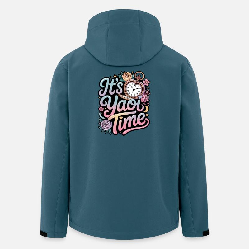 Es ist Yaoi Zeit - Recycelte Männer Softshell-Jacke von Stanley/Stella - Dunkles Petrol