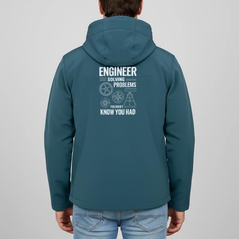 Engineer Engineer Solving Problems You Didn't Men’s Recycled Softshell Jacket by Stanley/Stella