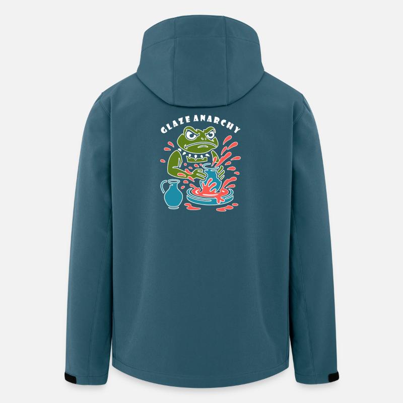 Frog Fracas Glaze Splash - Men’s Recycled Softshell Jacket by Stanley/Stella - stargazer