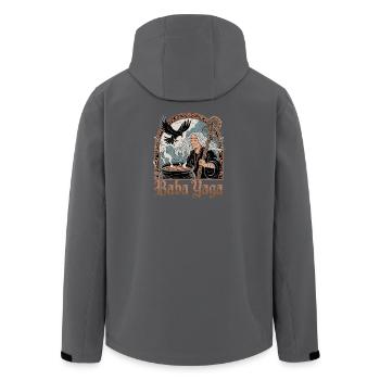 Mythologie du chaudron de corbeau sorcière slave de Baba Yaga - Veste softshell homme en polyester recyclé Stanley/Stella -  - Dos - AI Model Male 185 light (185cm)