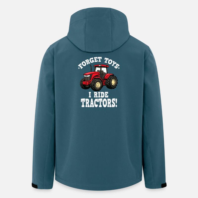 Tractor Humor - Men’s Recycled Softshell Jacket by Stanley/Stella - stargazer