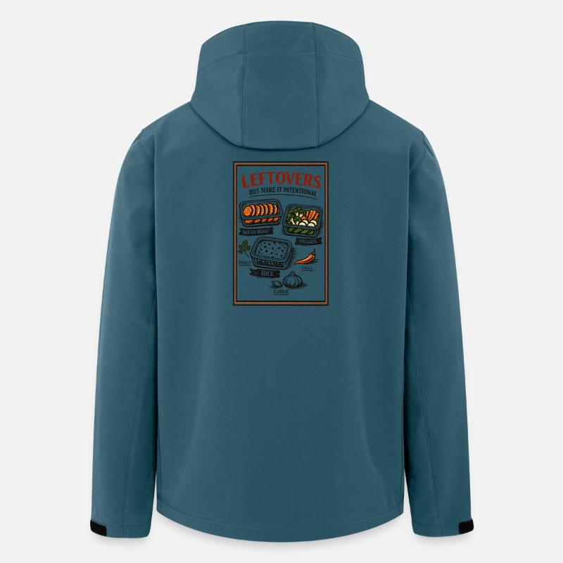 Reste mit Plan | Meal Prep Küche - Recycelte Männer Softshell-Jacke von Stanley/Stella - Dunkles Petrol