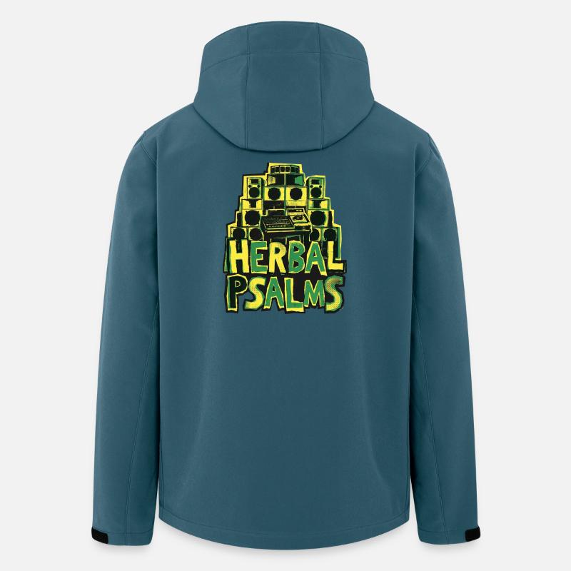 Dub Reggae Herbal Psalms - Recycelte Männer Softshell-Jacke von Stanley/Stella - Dunkles Petrol