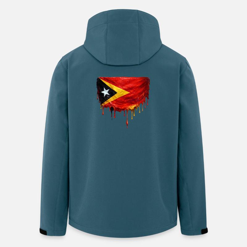 TimorLeste Drop Flag - Men’s Recycled Softshell Jacket by Stanley/Stella - stargazer