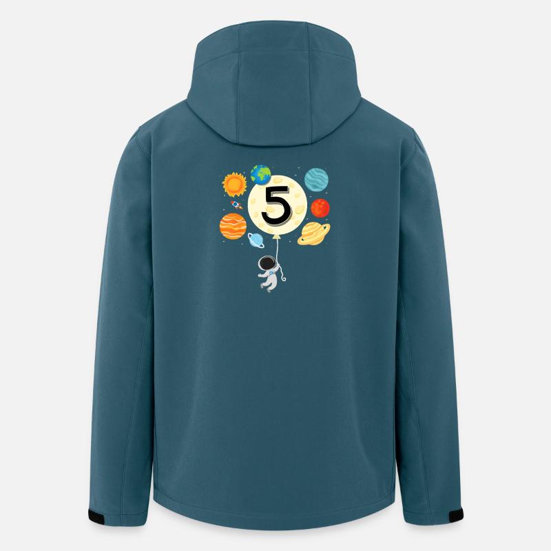 Five Planet Balloon Adventure - Men’s Recycled Softshell Jacket by Stanley/Stella - stargazer
