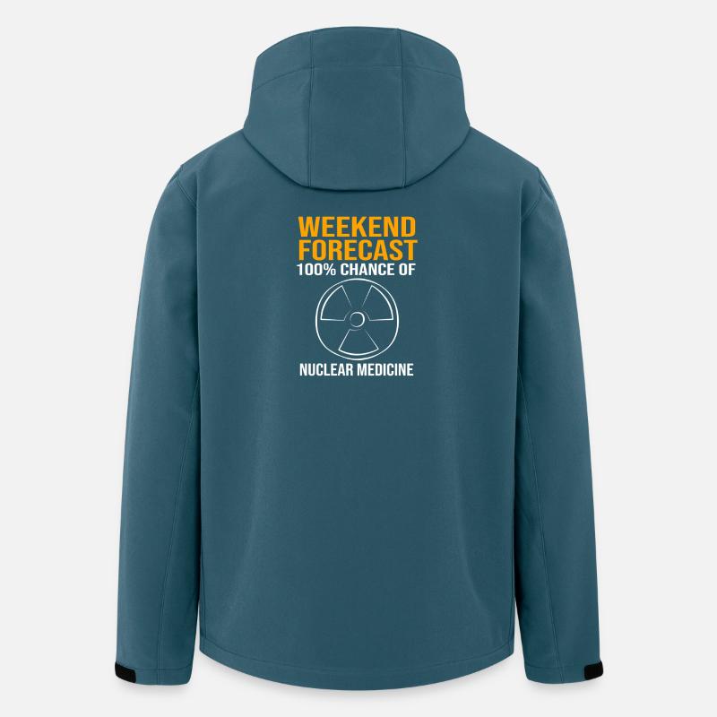 Nuklear Nuklearmedizin Atom Radiologie - Recycelte Männer Softshell-Jacke von Stanley/Stella - Dunkles Petrol