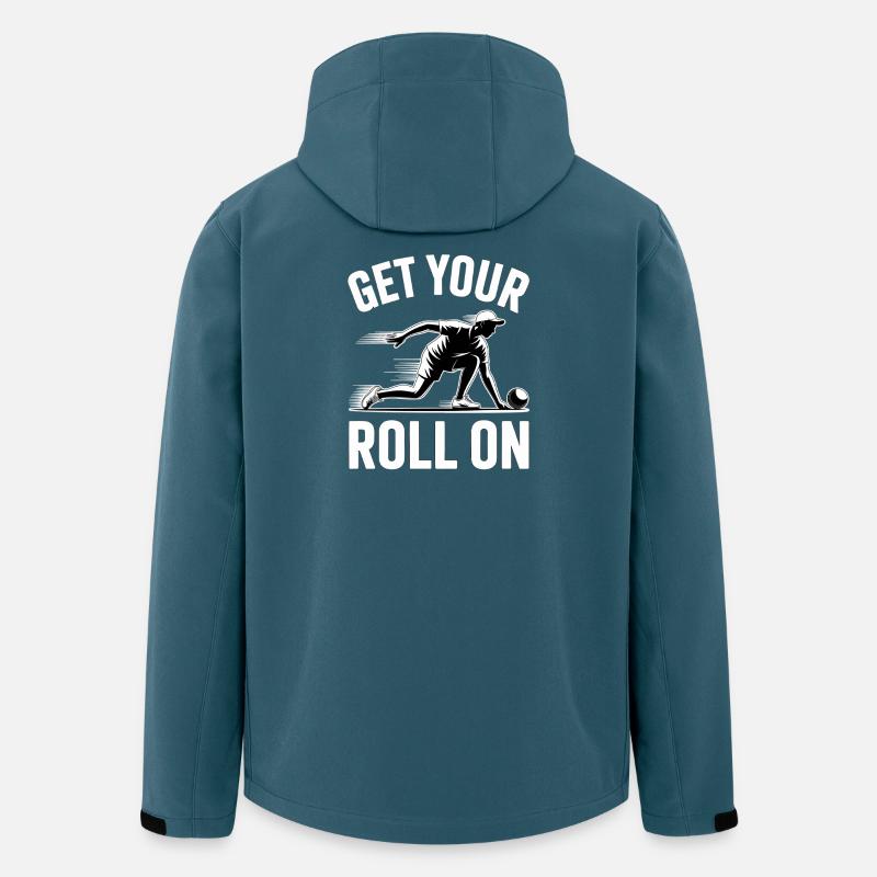 Boccia King Passion de Précision - Veste softshell homme en polyester recyclé Stanley/Stella - bleu pétrole foncé