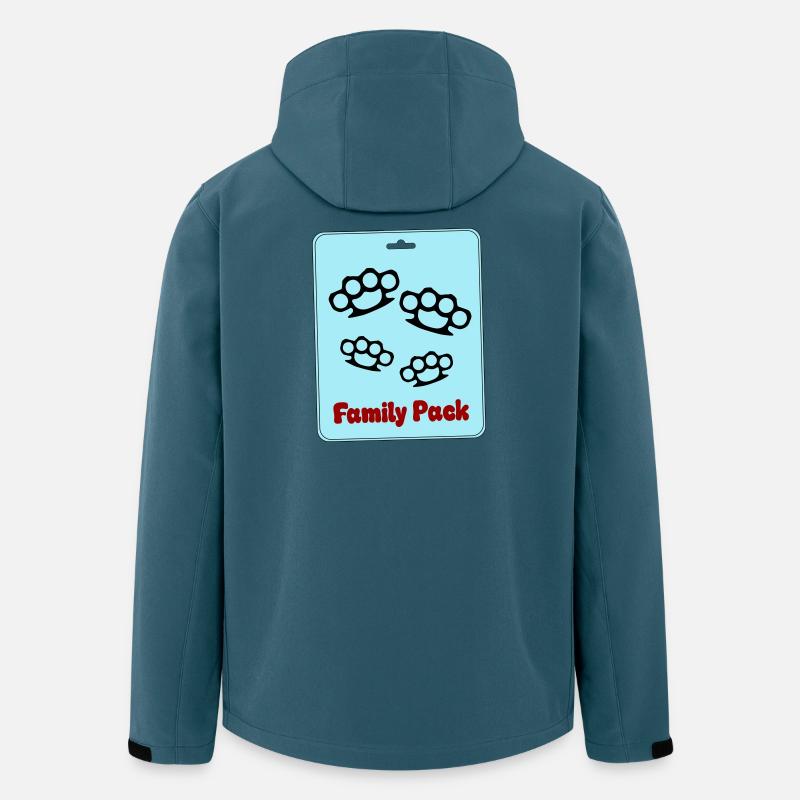 Meute familiale - Veste softshell homme en polyester recyclé Stanley/Stella - bleu pétrole foncé