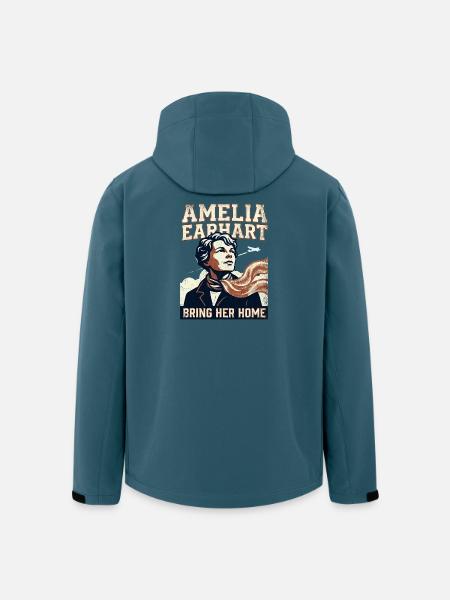Amelia Earhart – Bring Her Home - Men’s Recycled Softshell Jacket by Stanley/Stella - stargazer