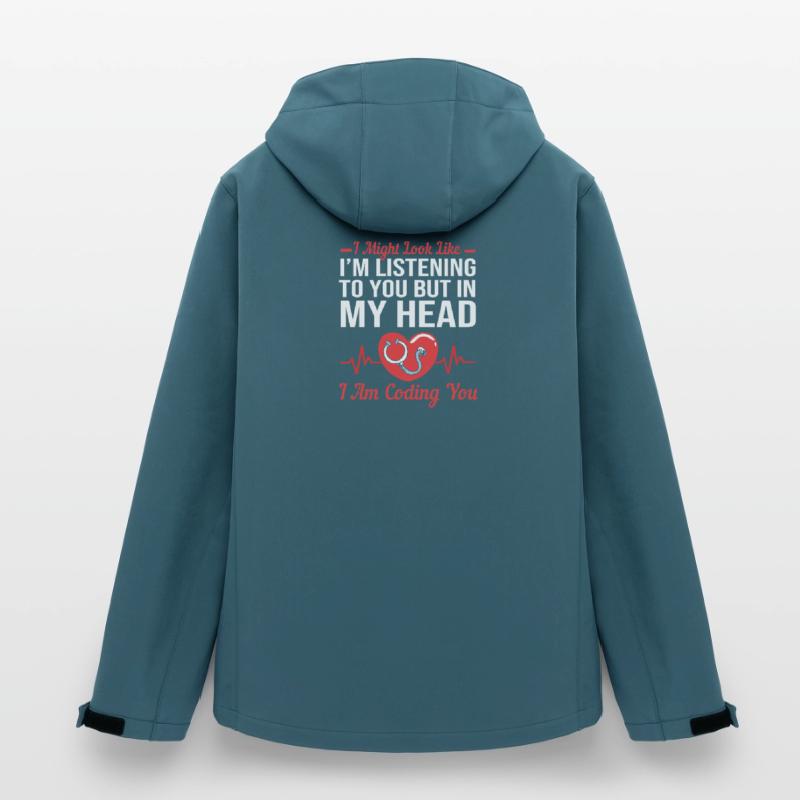 Medizin Programmierer Medizinischer Coder Recycelte Männer Softshell-Jacke von Stanley/Stella